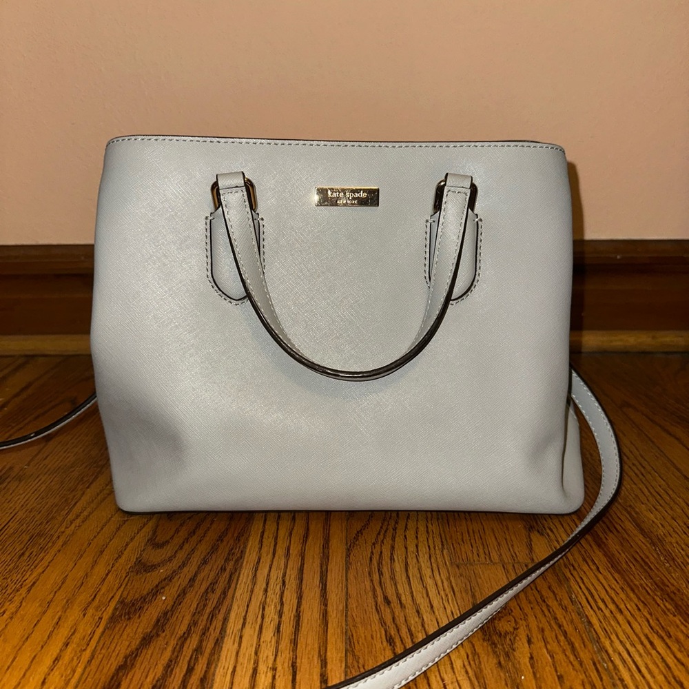Kate Spade Soft Gray Satchel